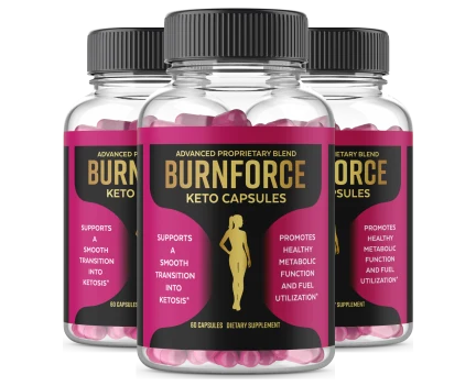 BurnForce Keto Capsules bottles